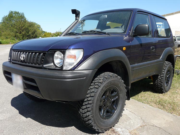 Toyota Land Cruiser KZJ 90 bleu occasion