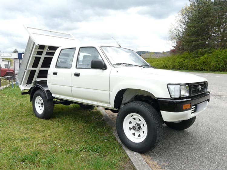 Pick up Hilux Double cabine après restauration