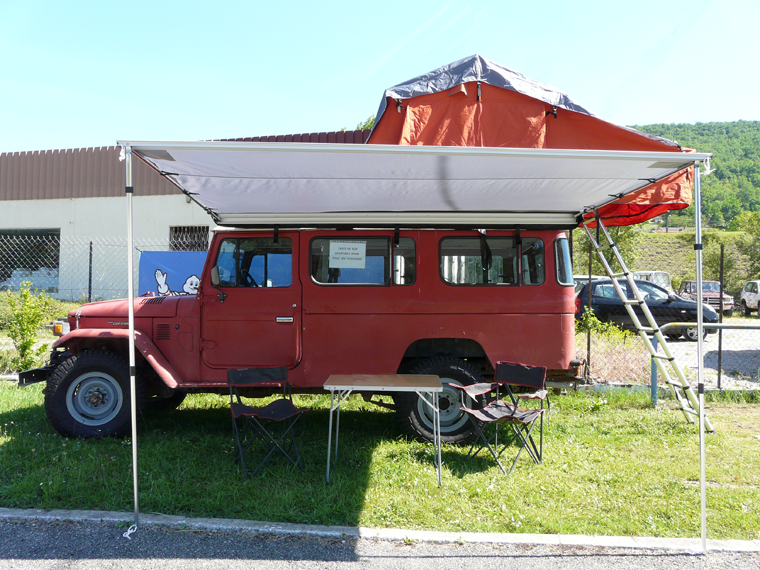 QHYTL Tente de Toit Tente de Toit de Voiture Auvent de Toit de Voiture  Étanche Résistant à la déchirure Tente de Camping de Voiture Robuste Auvent